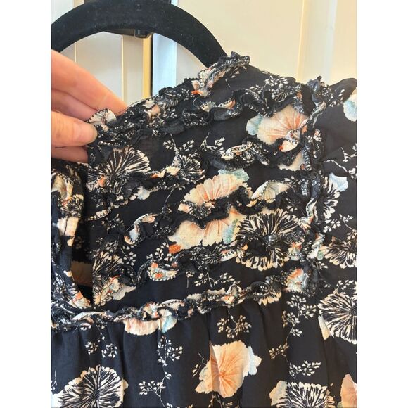 NWOT ULLA JOHNSON Cassian floral cotton-blend minidress, Sz 10, $525 - Picture 6 of 12